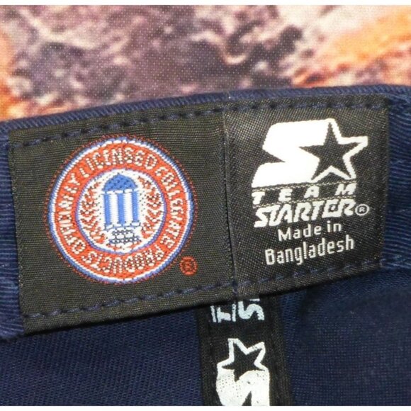 North Carolina Tar Heels Adjustable Navy Blue Cap By Team Starter - Picture 6 of 6